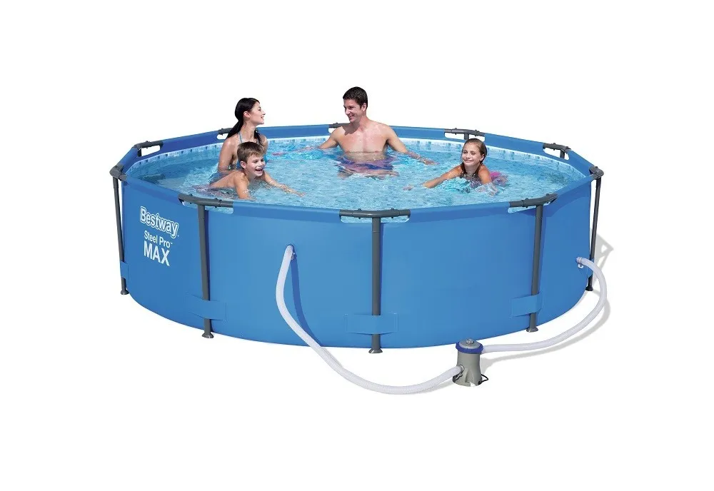 BESTWAY PISCINA CON TELAIO MOD.56408 STEEL PRO MAX  305X76H CON POMPA FILTRANTE