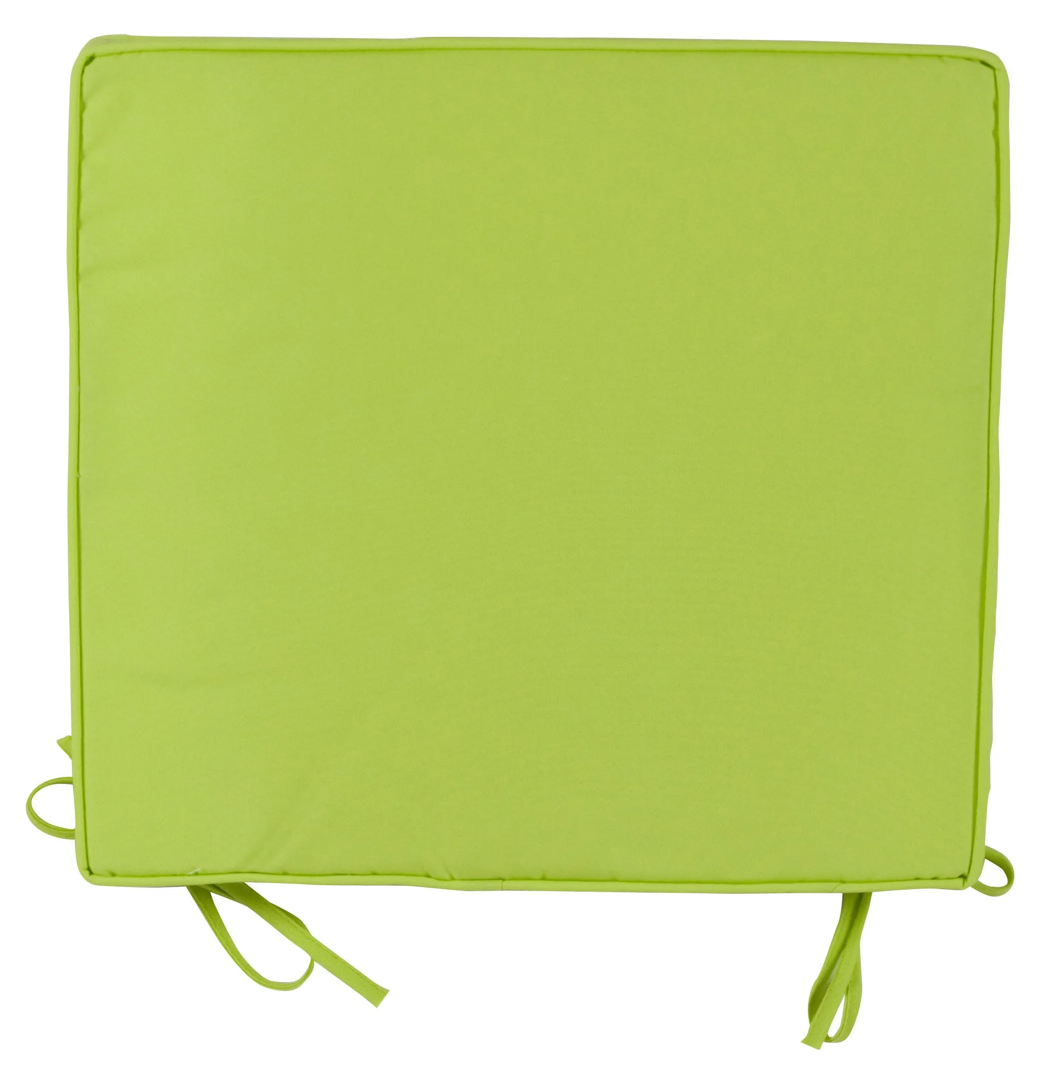 CUSCINO BOX PER SEDIA COLORE VERDE MELA CM.38X41 - SPESSORE 5 CM. - SET 6 PEZZI