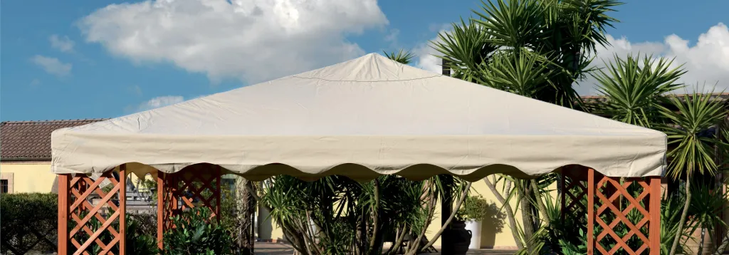 RICAMBIO TOP COPERTURA ECRU' PER GAZEBO IN LEGNO MAXIMA MT.3X4