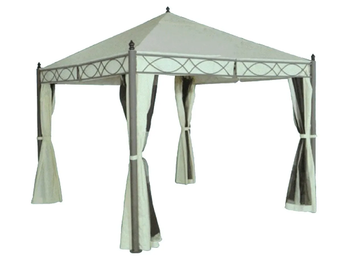 GAZEBO ACCIAIO SANTO DOMINGO 300X400