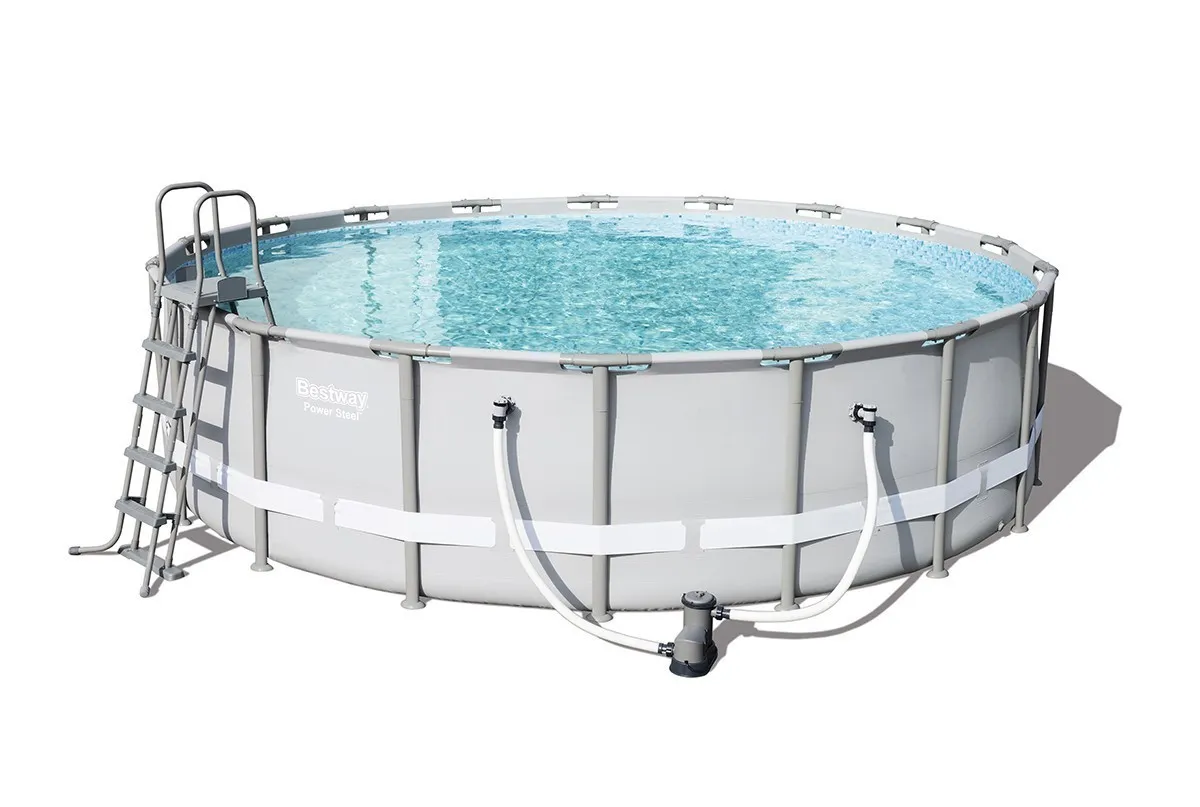 PISCINA C/TELAIO BESTWAY 56427 POWER STEEL 549X132H