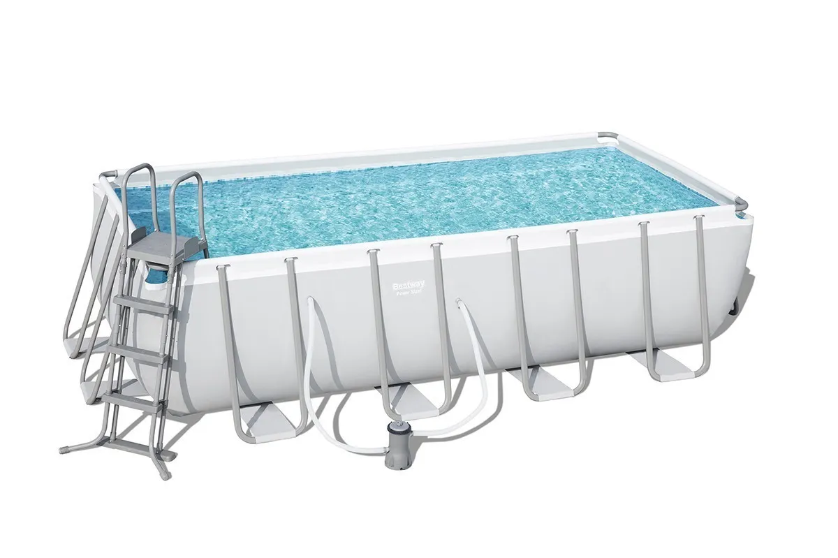 PISCINA C/TELAIO BESTWAY 56670 POWER STEEL 488x244x122H