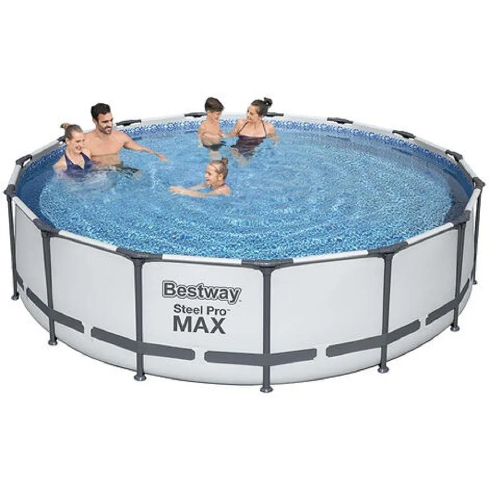 PISCINA C/TELAIO BESTWAY 56488 STEEL PRO MAX  457X107H