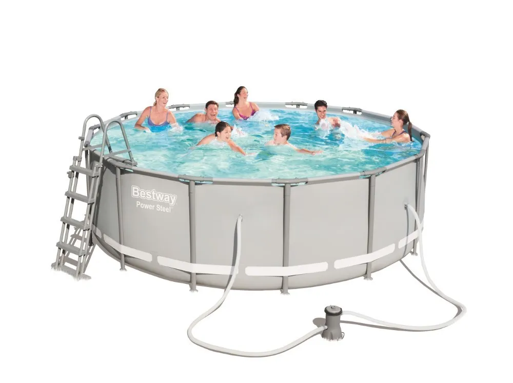 BESTWAY PISCINA CON TELAIO POWER STEEL 56444 COMPLETA 427X122H