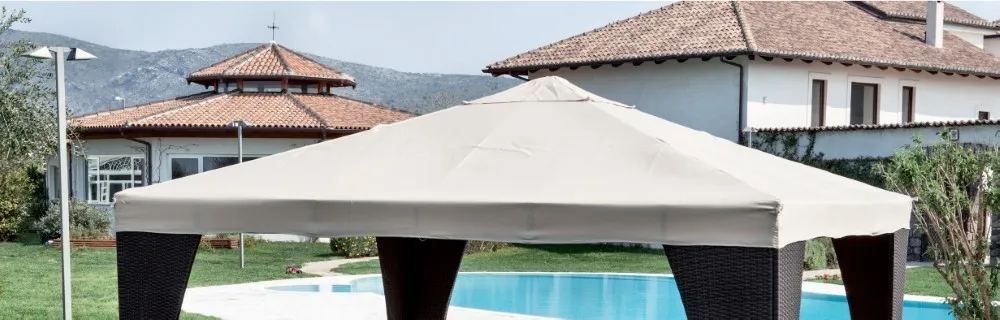 TOP COPERTURA X GAZEBO 3X3 POLIESTERE BEIGE