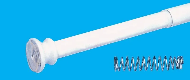 TELAIO X TENDA DOCCIA ESTENSIBILE 70-100  DIAMETRO MM.25 BIANCO SUPPORTO BAGNO