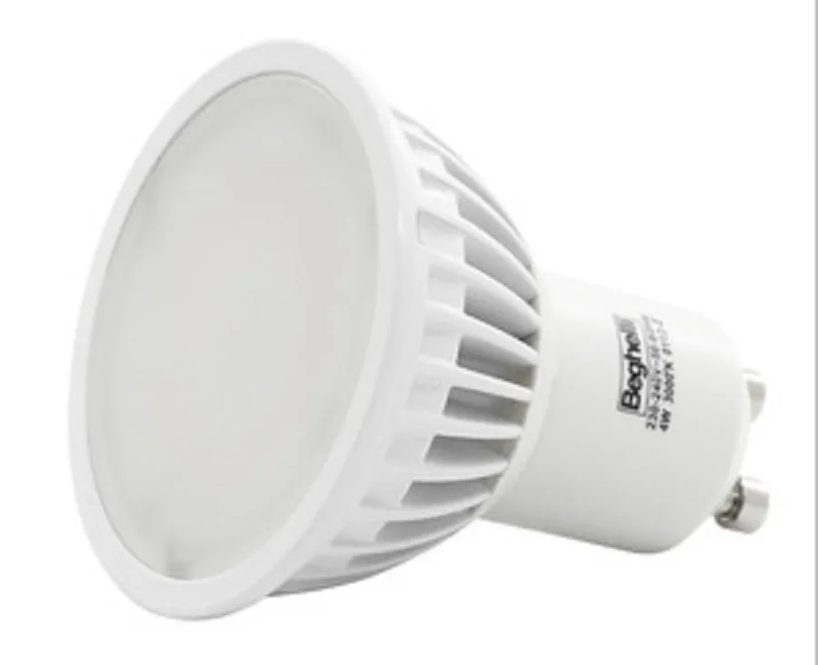 LAMPADA 10PZ BEGHELLI LED 56841 GU10 W7 FREDDA 4000K LAMPADINA