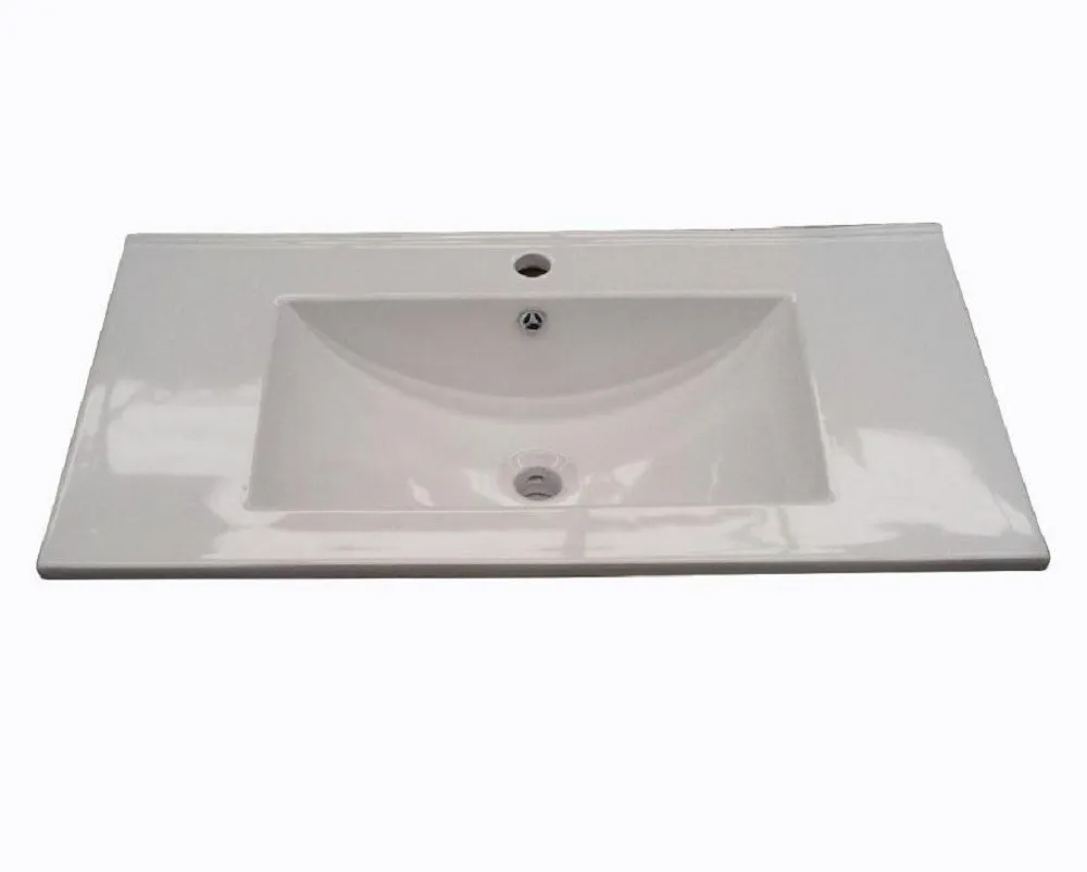 LAVABO IN CERAMICA DA INCASSO CM.80X46  DAKOTA - ARUBA