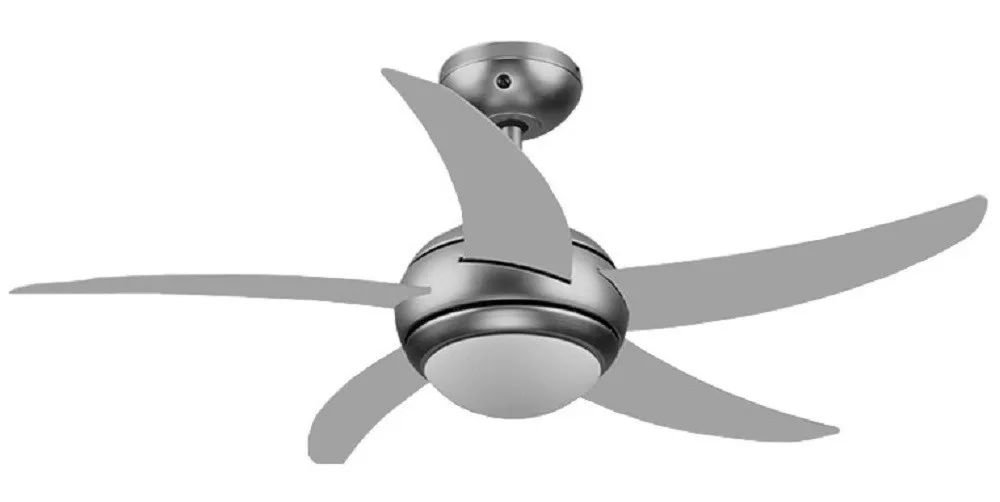 VENTILATORE SOFFITTO SILVER C / TELECOMANDO + LUCE