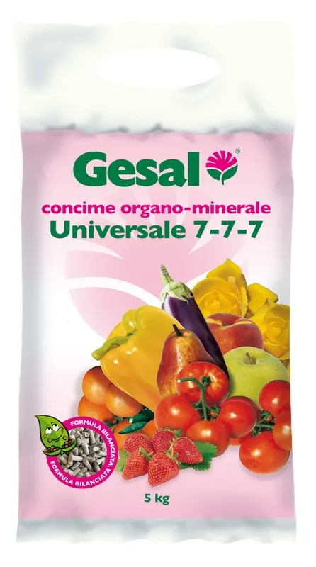 GESAL CONCIME UNIVERSALE GRANULATO ORGANO - MINERALE 7-7-7 KG.5