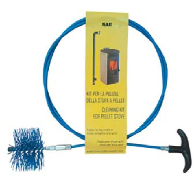 KIT SPAZZA CAMINO PER STUFE A PELLET COMPLETO