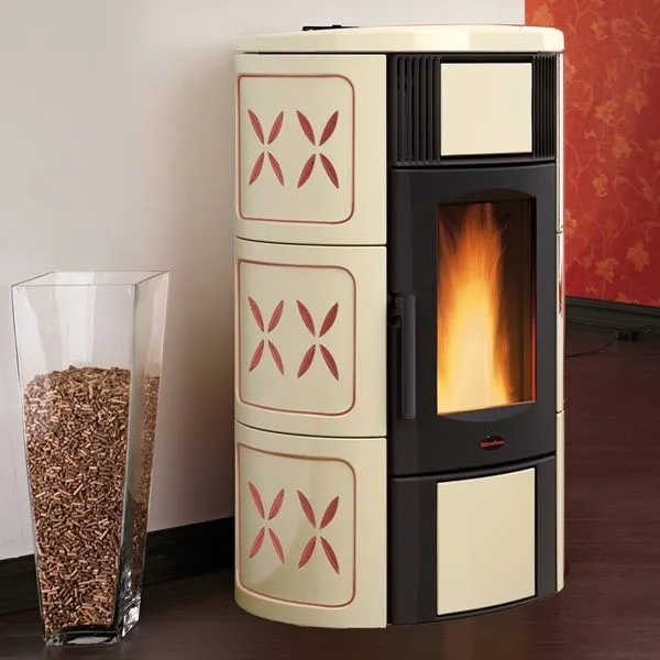 TERMOSTUFA STUFA A PELLET 20 KW ISIDE IDRO 2.0 AMETISTA NORDICA EXTRAFLAME