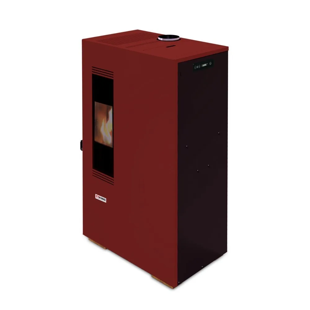 STUFA A PELLET MOD. MINI 5 KING BORDEAUX MADE IN ITALY