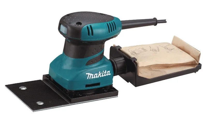 MAKITA LEVIGATRICE ORBITALE 200W BO4566 PER PERSIANE CON SACCO RACCOGLITORE