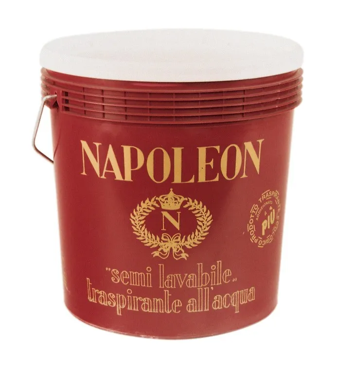 IDROPITTURA NAPOLEON 2,5LT.SEMILAVABILE,TRASPIRANTE,ANTIBATTERICA,BIANCO