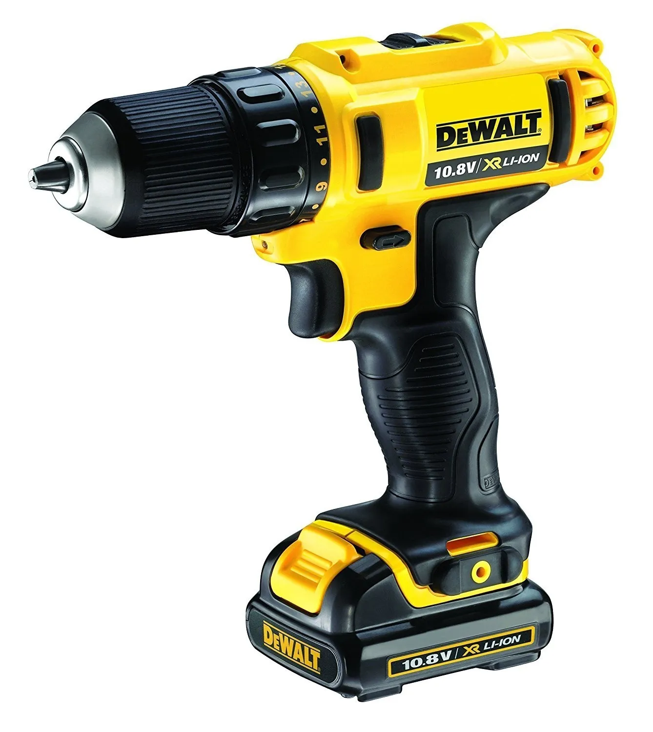 DEWALT TRAPANO 2 BATTERIE LITIO 10,8V-1,3AH DCD710C2