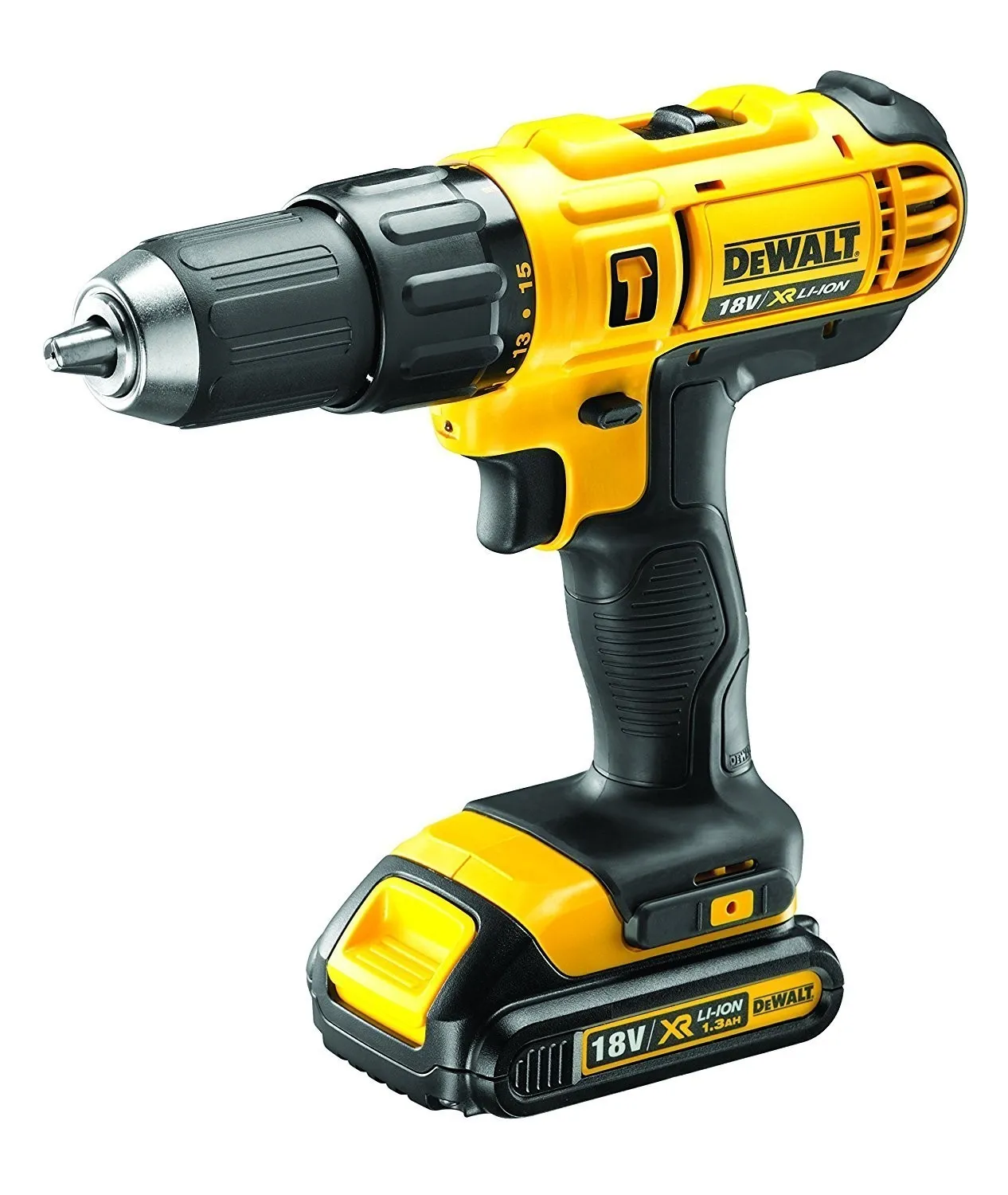 DEWALT TRAPANO 2 BATTERIE LITIO 18VP-1,3AH DCD776C2