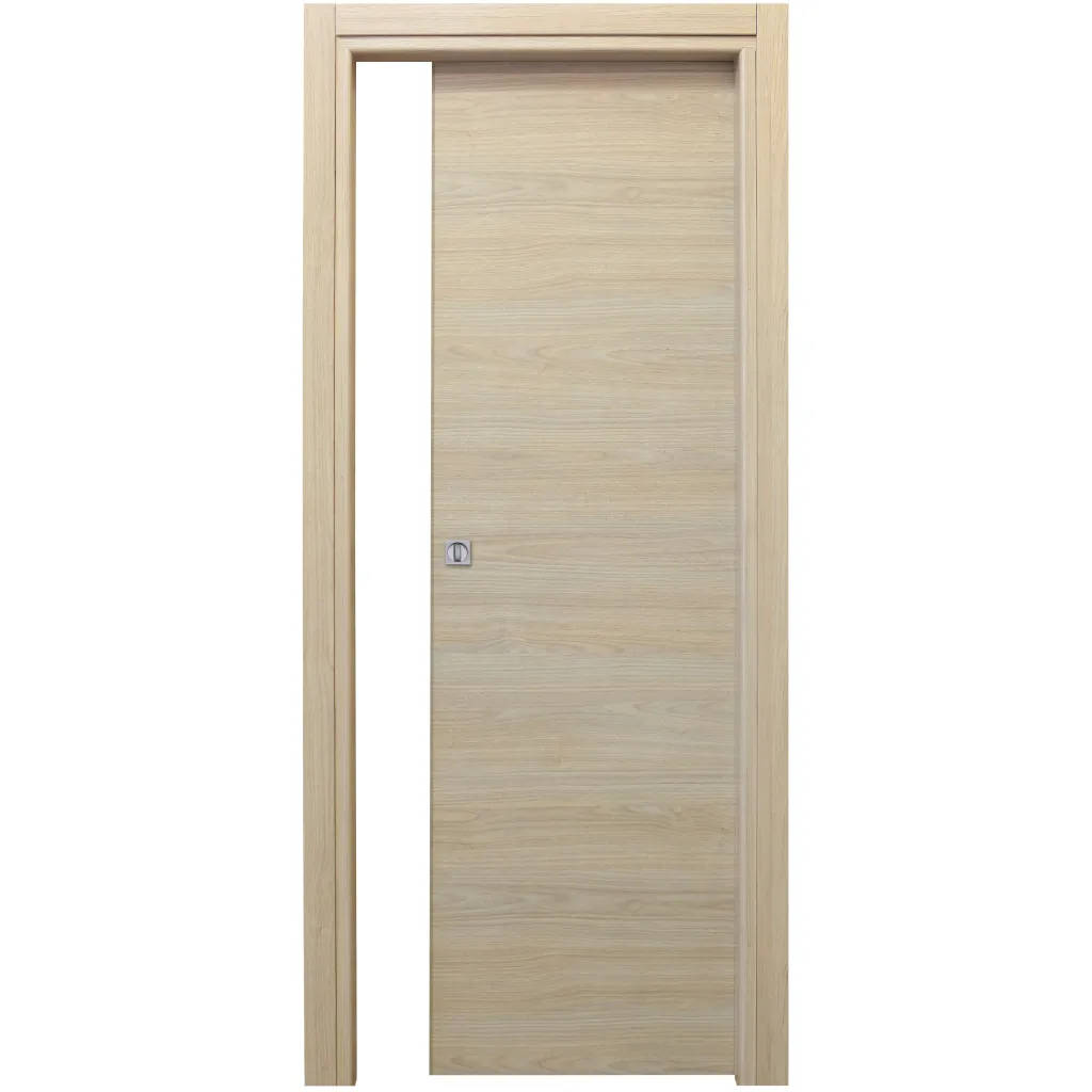 Porta scorrevole modello Microtec colore Rovere Sbiancato 210x70 Cm