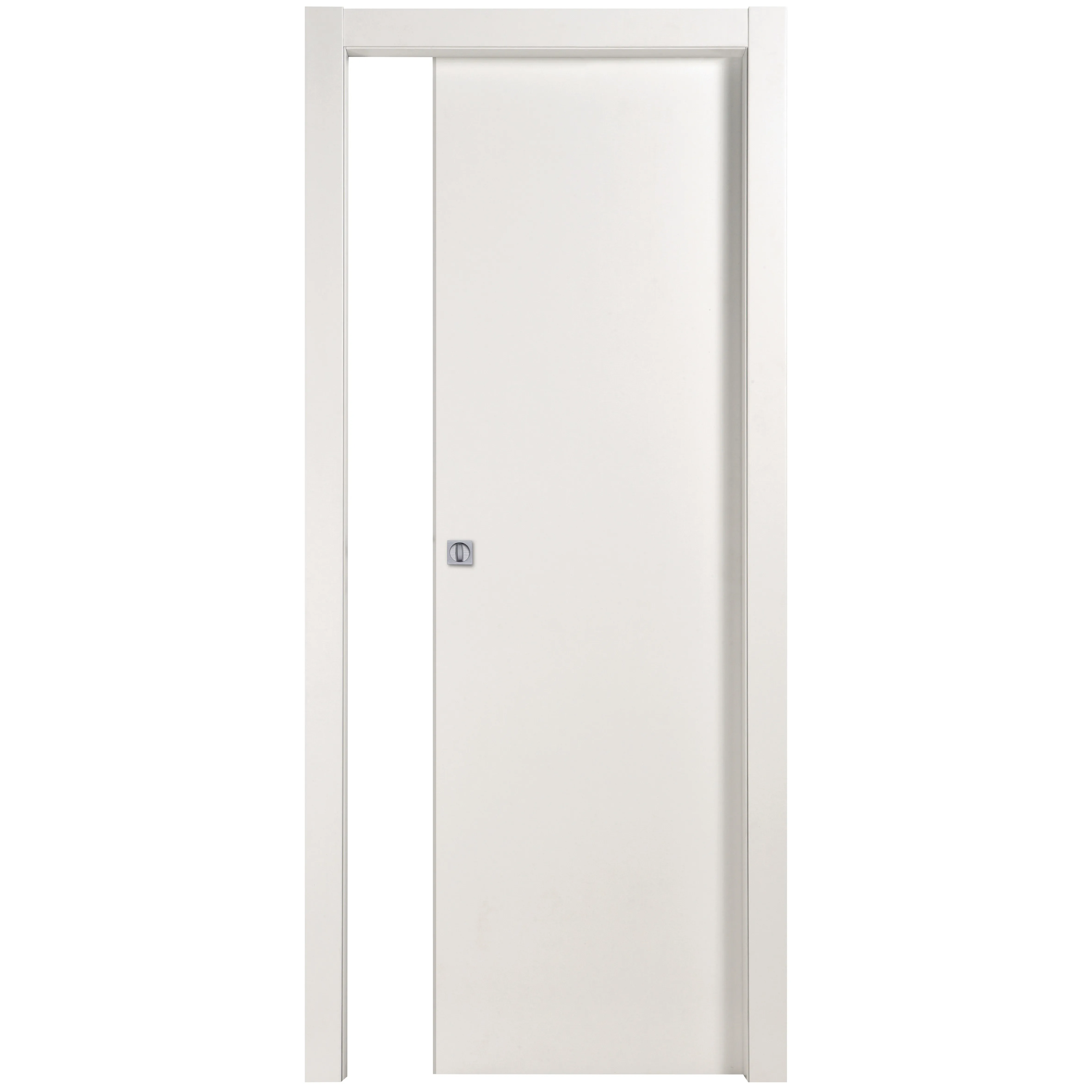 Porta scorrevole modello Microtec colore bianco 210x70 Cm