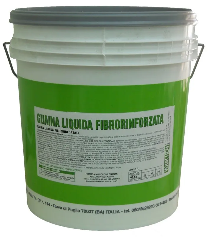 GUAINA LIQUIDA FIBRORINFORZATA GRIGIA KG.20