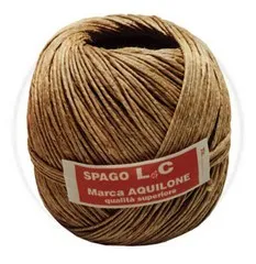 GOMITOLO ROTOLO DI SPAGO TIT.2.4 GR.60 CORDA DI CANAPA 10PZ