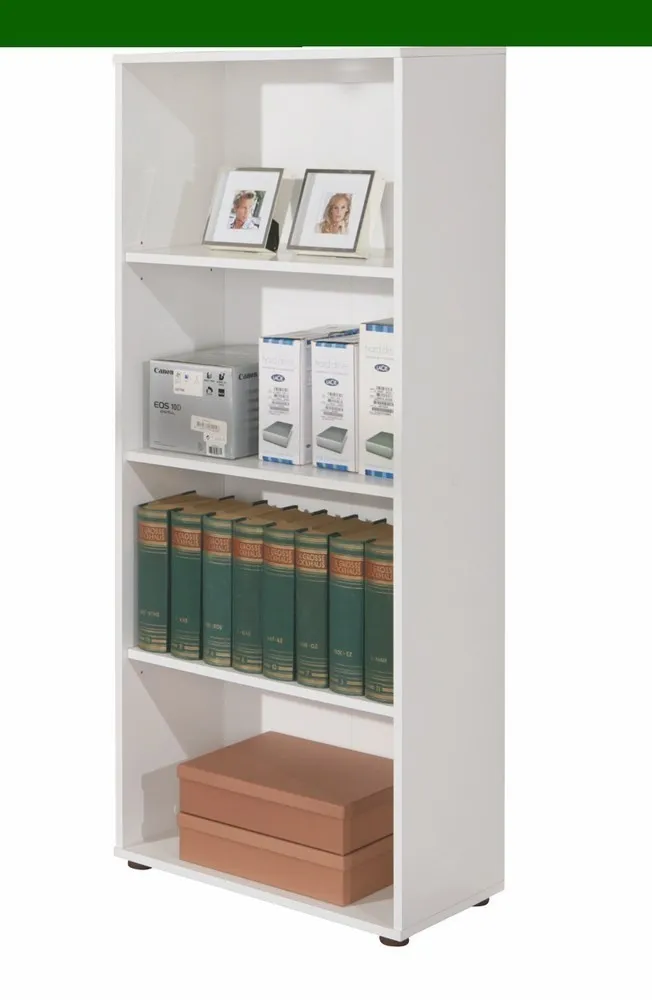 LIBRERIA ARCO 4 LIVELLI 60x30x145H LAMINATO BIANCO INTER LINK