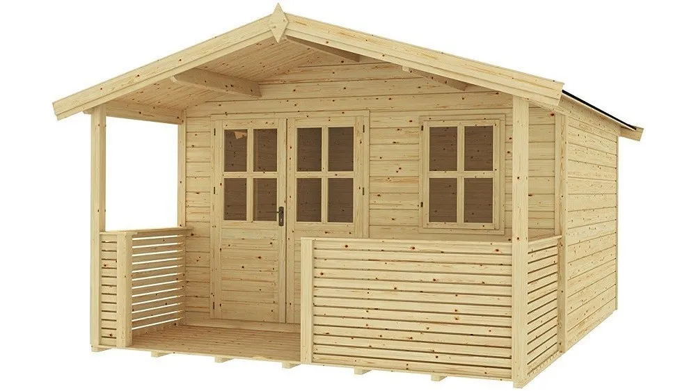 Casetta FRANCESCO legno nordico GARTENPRO 340x300x194/253H