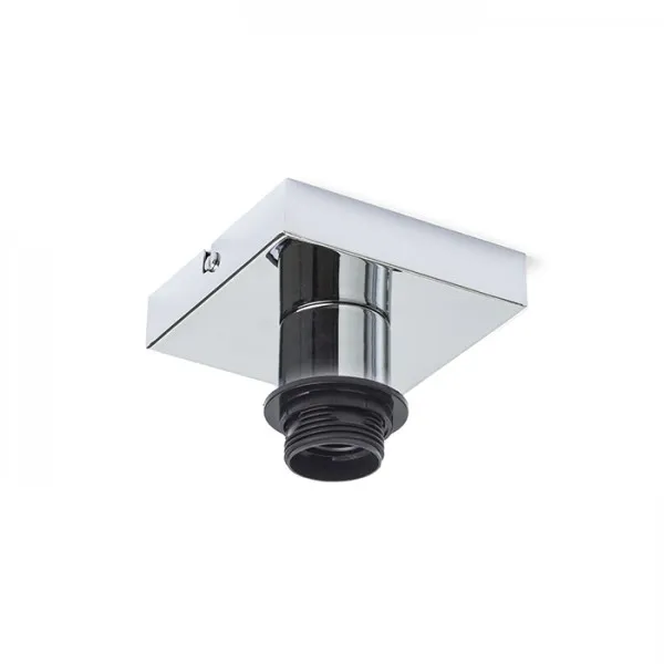 Lampada SOLO SQ base per soffitto cromo 230V E27 53W