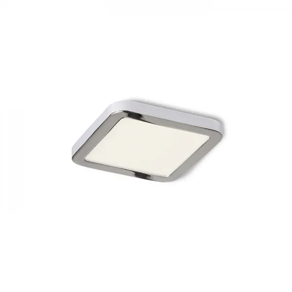 Plafoniera HUE SQ 9 da incasso cromo 230V LED 6W 3000K