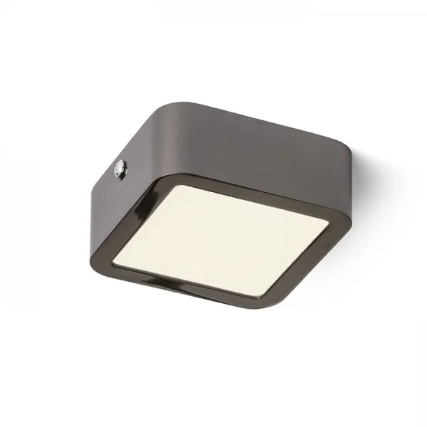 Plafoniera faretto HUE SQ 9 da soffitto nero cromato 230V LED 6W 3000K