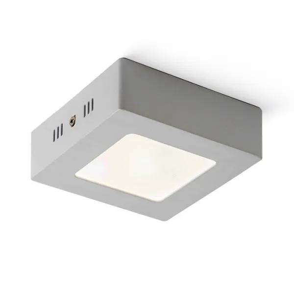 Plafoniera SLENDER SQ 12 applique/plafoniera nichel opaco 230V LED 6W 3000K