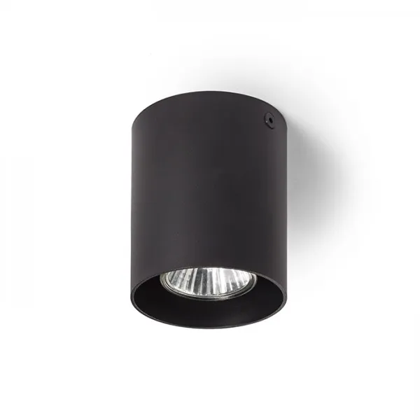 Faretto MANTOVA I da soffitto nero opaco 230V GU10 35W