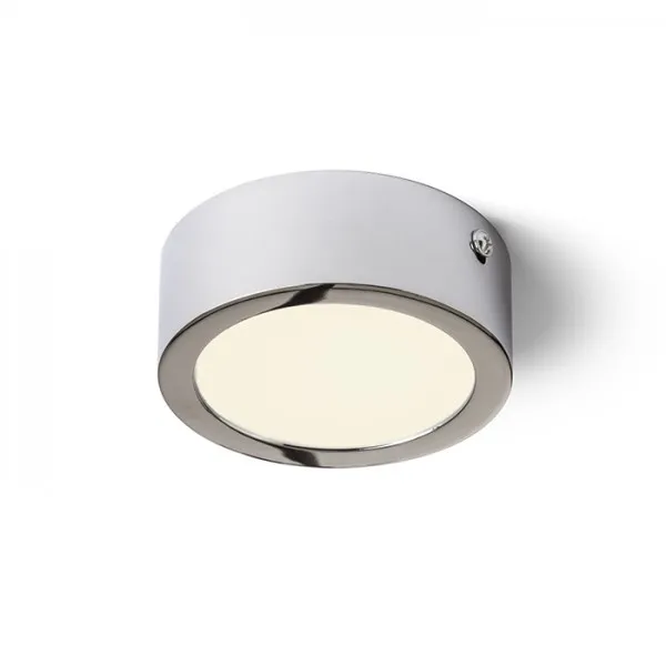 Plafoniera HUE R 9 da soffitto cromo 230V LED 6W 3000K