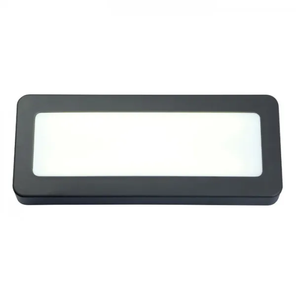 Lampada applique RENO SQ DR applique/plafoniera grigio antracite 230V LED 5W IP65 3000K