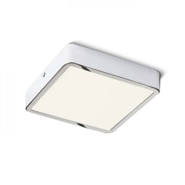 Plafoniera HUE SQ 17 da soffitto cromo 230V LED 18W 3000K