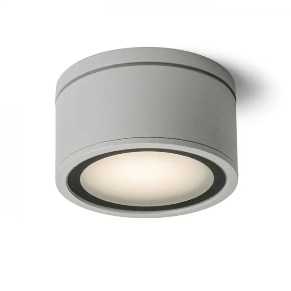 Plafoniera MERIDO da soffitto grigio argento 230V GX53 11W IP54