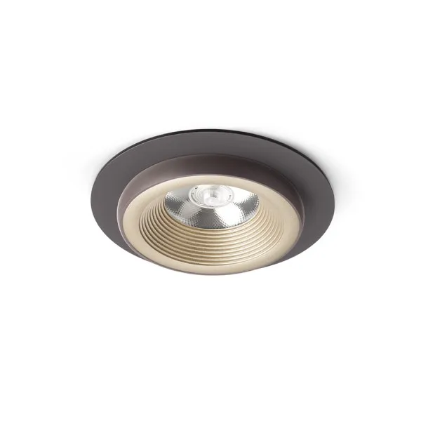 Faretto SHARM R I da incasso oro perlato/marrone 230V LED 10W 24° 3000K