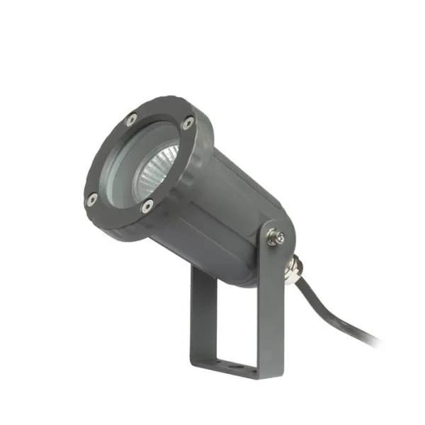 Lampada proiettore HEAVY DUTY riflettore esterno Grigio antracite 230V GU10 50W IP65