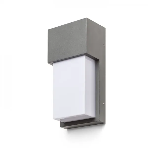 Lampada Faretto CHICAGO da parete grigio antracite  230V E27 18W IP44