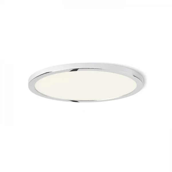 Plafoniera HUE R 17 da incasso cromo 230V LED 18W 3000K