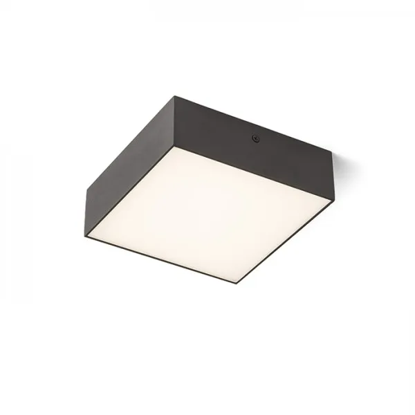 Plafoniera LARISA SQ 17 da soffitto nero 230V LED 15W 3000K