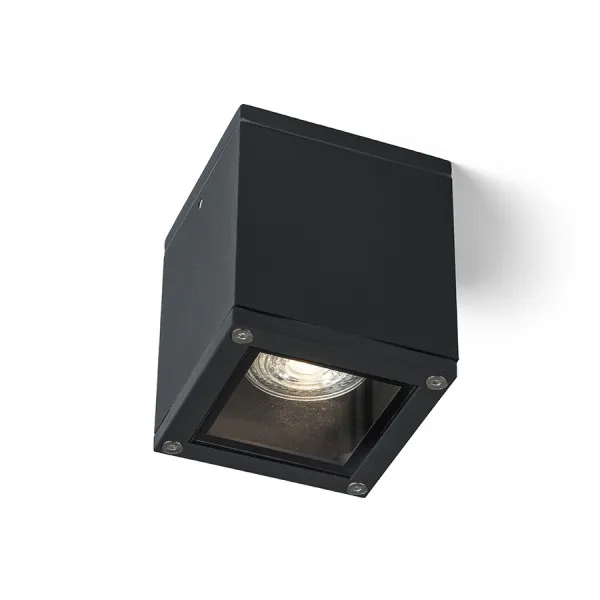 Lampada plafoniera KEIG da soffitto nero  230V GU10 35W IP65