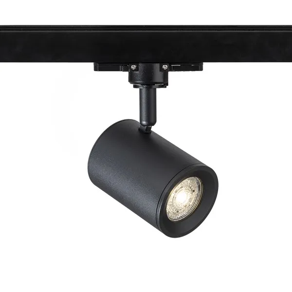 Faretto CADENZA per binario monofase nero 230V LED GU10 10W