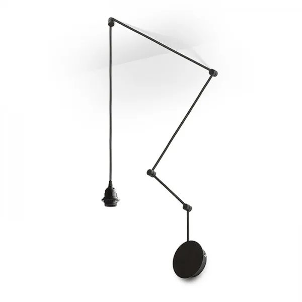 Lampadario Lampada SPIDER I set da sospensione nero 230V E27 15W