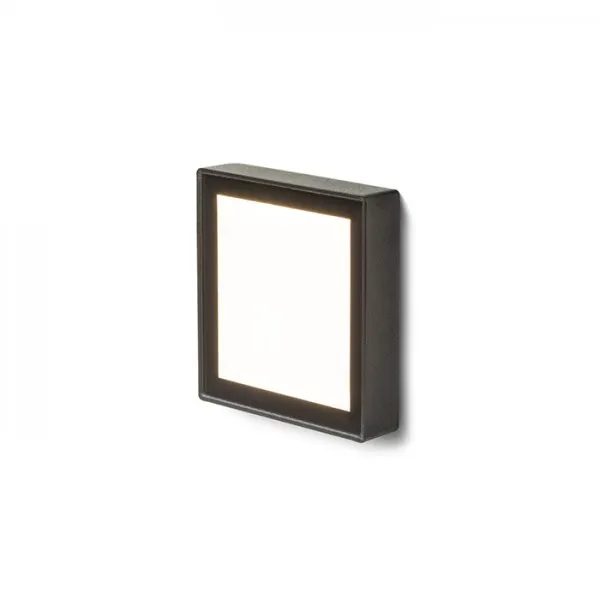 Faretto Plafoniera DEJAVU SQ 9 da incasso nero 230V LED 3.5W IP65 3000K