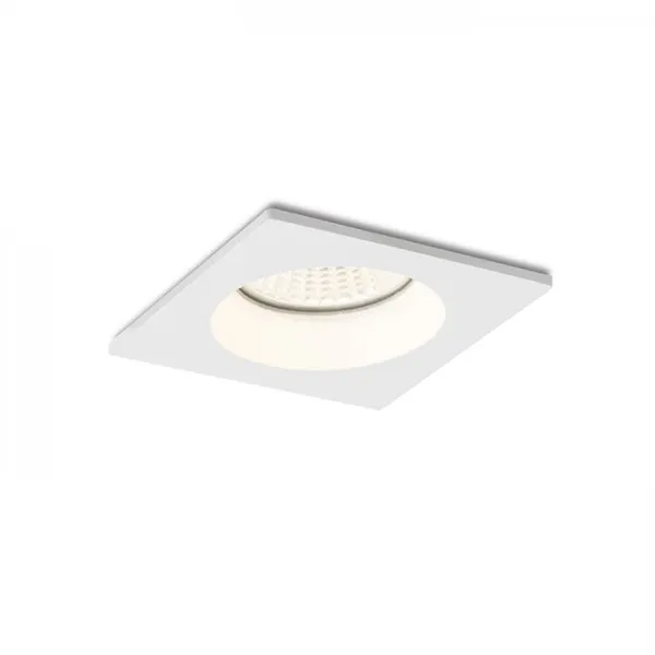 Faretto TOLEDO SQ Bianco 230V LED 8W 60Â° IP44 3000K