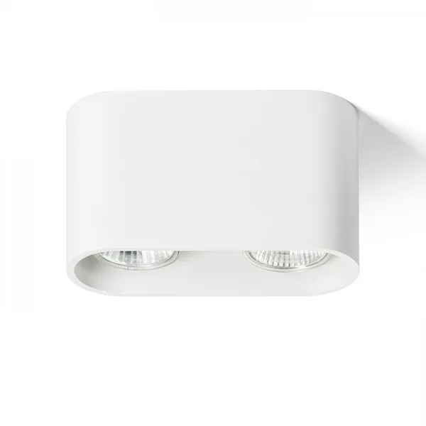 Faretto MANTOVA II da soffitto bianco opaco 230V GU10 2x35W