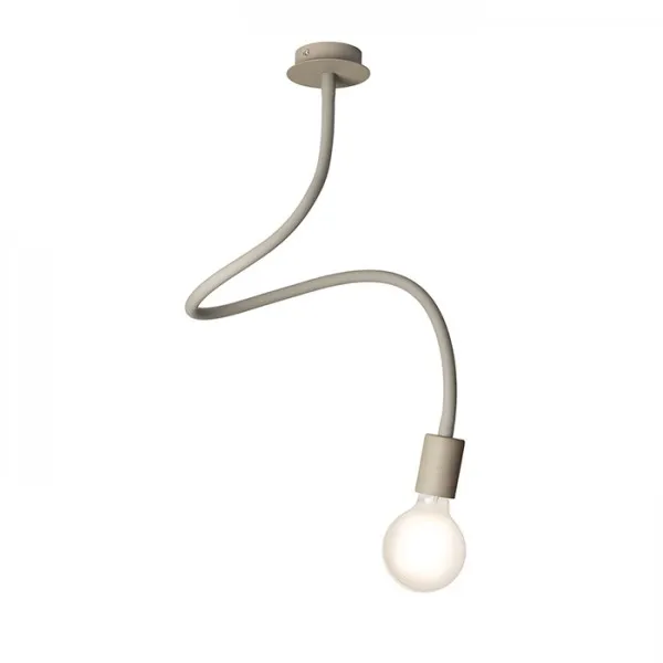 Lampadario LOYD E27 I a sospensione grigio beige 230V E27 28W