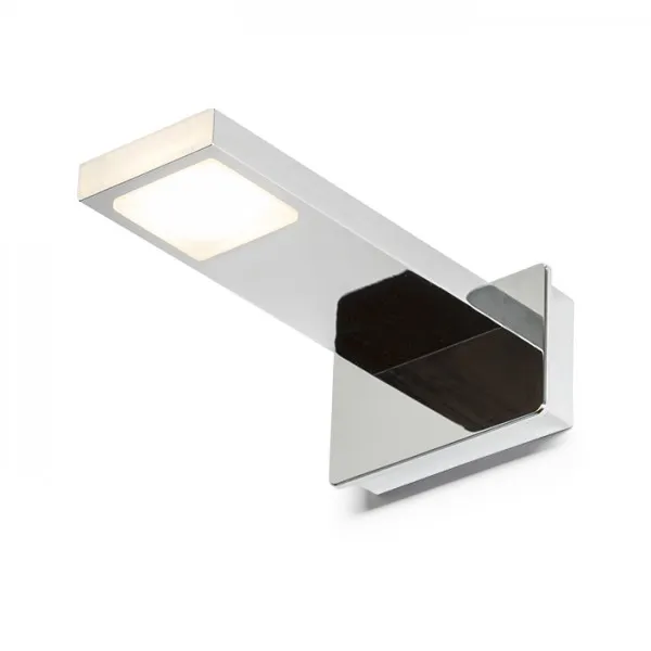 Faretto applique PARAGNA da parete cromo 230V LED 5.7W IP44 3000K