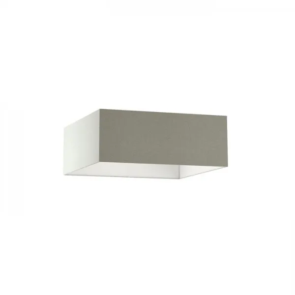 Paralume TEMPO 50/19 paralume Chintz grigio chiaro /PVC bianco max. 23W